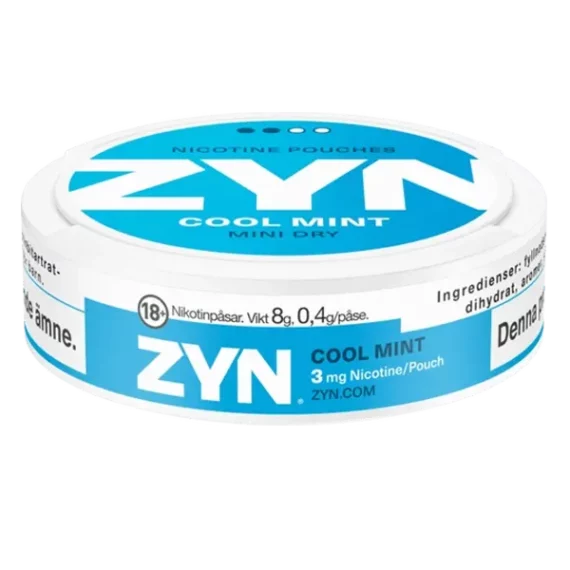 ZYN Mini Dry Cool Mint Portion