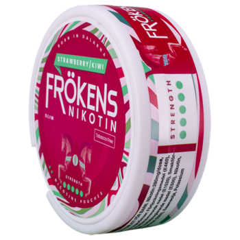 Frökens Nikotin Strawberry Kiwi Slim All White Portionssnus