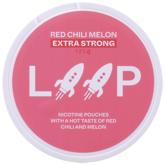 Loop Red Chili Melon Extra Strong All White Portion