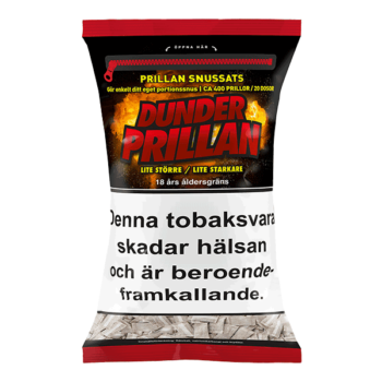 Dunderprillan Portionssnus från Prillan 400styck i påse