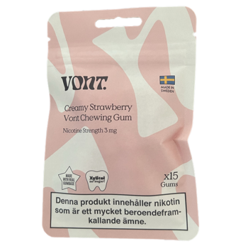 Vont Chewing Gum Creamy Strawberry