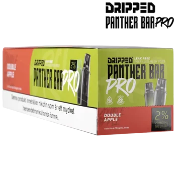 Dripped Panther Bar Pro Double Apple 20 mg 10 Pack