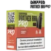 Dripped Panther Bar Pro Double Apple 20 mg Förpackning i profil