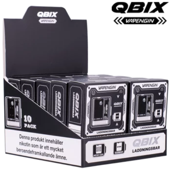 QBIX Laddbara Batteri 10-pack