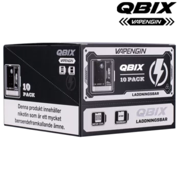 QBIX Laddbara Batteri 10-pack