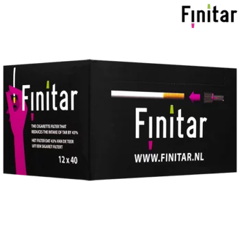 Filter Finitar Cigarettfilter 40 st 12-Pack i profil