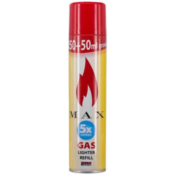 Max Gas 300 ml Metall Flaska Stängd