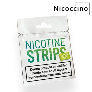 Nicoccino Nicotine Strips Lemon Mint 1 mg