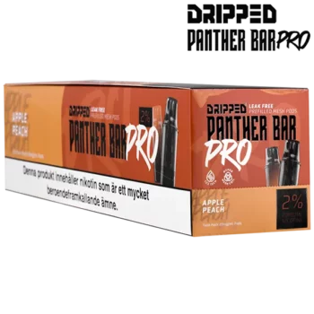 Dripped Panther Bar Pro Apple Peach 20 mg 10 Pack