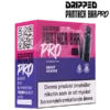 Dripped Panther Bar Pro Berry Heaven 20 mg Förpackning i profil