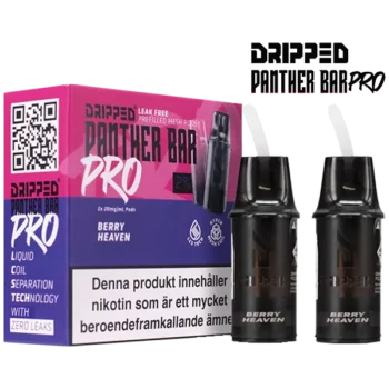 Dripped Panther Bar Pro Berry Heaven 20 mg/ml nikotin Podsystem med förpackning