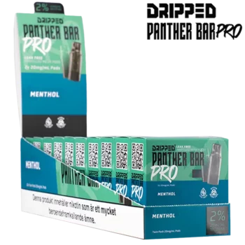 Dripped Panther Bar Pro Menthol 20 mg Displayförpackning