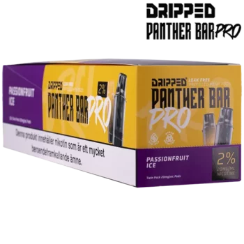 Dripped Panther Bar Pro Passionfruit Ice 20 mg 10 Pack