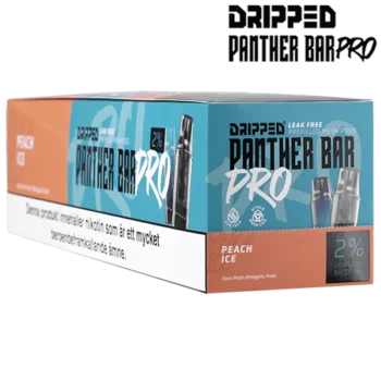 Dripped Panther Bar Pro Peach Ice 20 mg 10 Pack