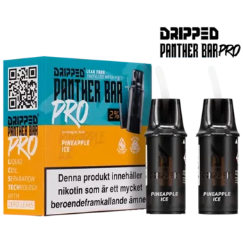 Dripped Panther Bar Pro Pineapple Ice 20 mg/ml nikotin Podsystem med förpackning