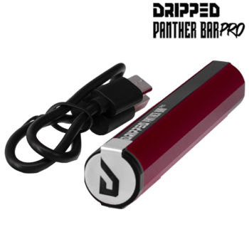 Dripped Panther Bar Batteri Ruby Red Batteri med Laddare