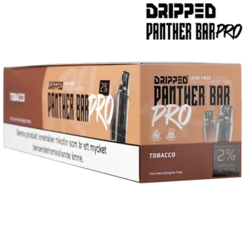 Dripped Panther Bar Pro Tobacco 20 mg 10 Pack