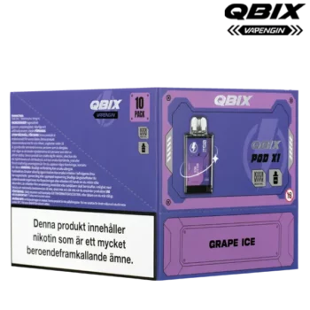 QBIX Pod Grape Ice 14 mg