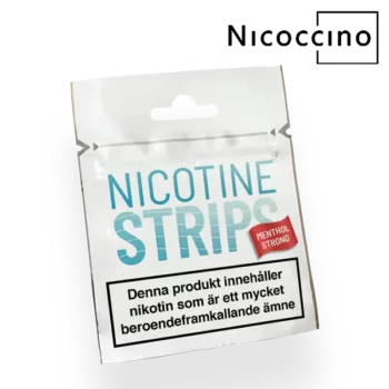 Nicoccino Nicotine Strips Menthol Strong 1 mg