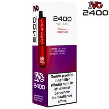 IVG 2400 Mesh Strawberry Watermelon 20 mg