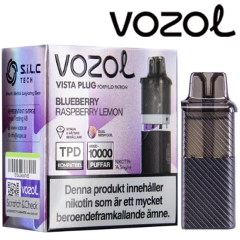 Vozol Vista Plug Blueberry Raspberry Lemon 14.5 mg