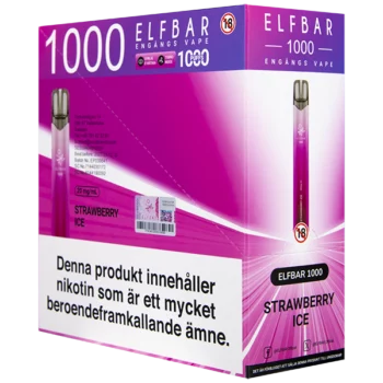 Elf Bar 1000 Strawberry Ice 20 mg