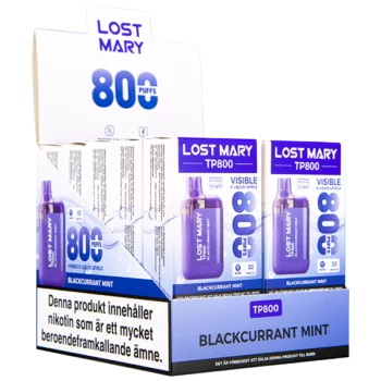 Lost Mary TP800 Blackcurrant Mint