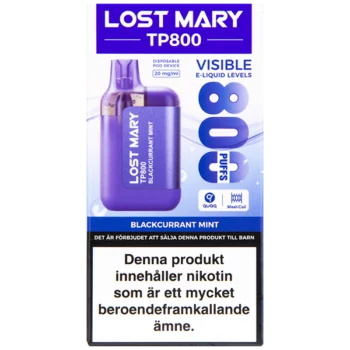 Lost Mary TP800 Blackcurrant Mint