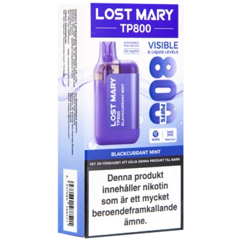 Lost Mary TP800 Blackcurrant Mint