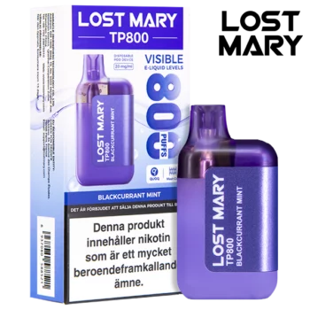 Lost Mary TP800 Blackcurrant Mint