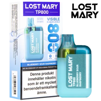 Lost Mary TP800 Blueberry Sour Raspberry
