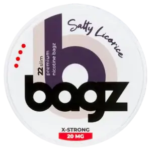 BAGZ Salty Licorice 20 mg