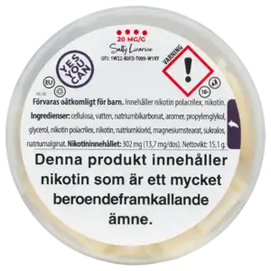 BAGZ Salty Licorice 20 mg