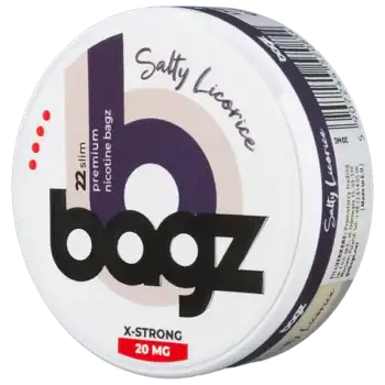 BAGZ Salty Licorice 20 mg