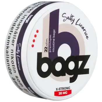 BAGZ Salty Licorice 20 mg