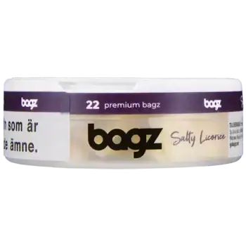 BAGZ Salty Licorice 20 mg