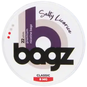 BAGZ Salty Licorice 8 mg