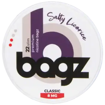 BAGZ Salty Licorice 8 mg