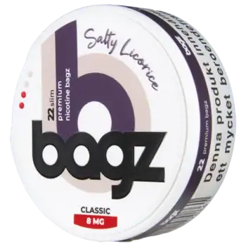 BAGZ Salty Licorice 8 mg