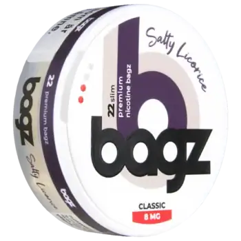BAGZ Salty Licorice 8 mg