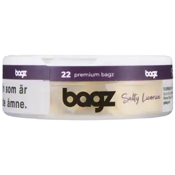 BAGZ Salty Licorice 8 mg