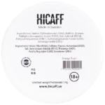Hicaff Energy Rush 100 mg - På baksidan finner du en fullständig innehållsförteckning.