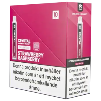 N ONE Crystal Mesh Strawberry Raspberry 20 mg