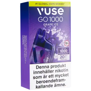 Vape Go Box 1000 Grape Ice 20 mg