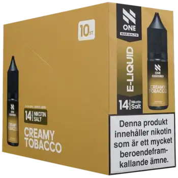N One Bar Salt Creamy Tobacco 14 mg | 10 ml