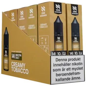 N One Bar Salt Creamy Tobacco 14 mg | 10 ml