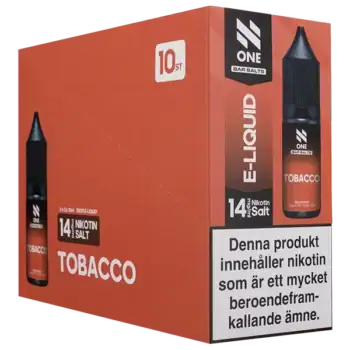 N One Bar Salt Tobacco 14 mg | 10 ml