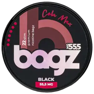 BAGZ Cola Max Black 55,5 mg