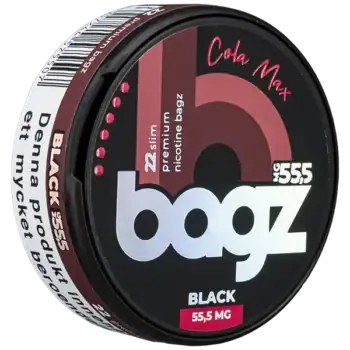 BAGZ Cola Max Black 55,5 mg