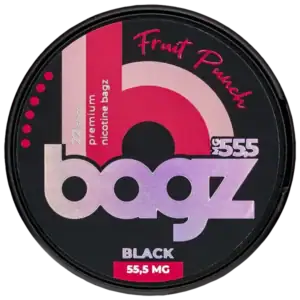 BAGZ Fruit Punch Black 55,5 mg